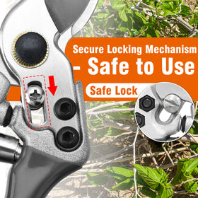 Gardzen precise-cut capability makes quick work of pruning tasks