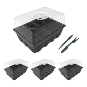 Gardzen seed-starter-tray-12-cell base for reliable germination monitoring.