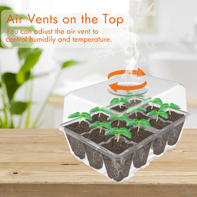 Gardzen seed starter tray showing durable plastic construction