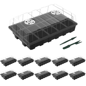 Gardzen seed starter trays display the 150-cell set for efficient seed germination and spacing.
