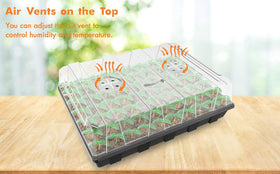 Gardzen smiling-face tray organizes seeds in an inviting layout