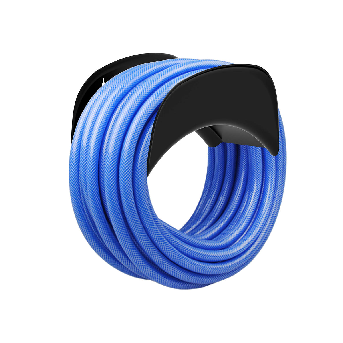 Gardzen wall-mounted rack prevents kinks and tangles after watering.