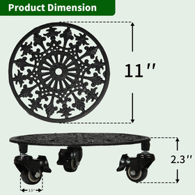 GARGENTOL rust-proof iron construction resists wear in wet conditions.