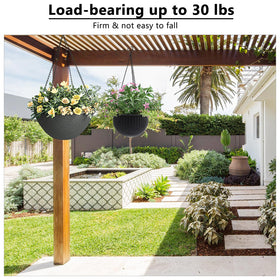 Garini 30lb-capacity chain supports heavier baskets like planters, feeders, and lanterns.
