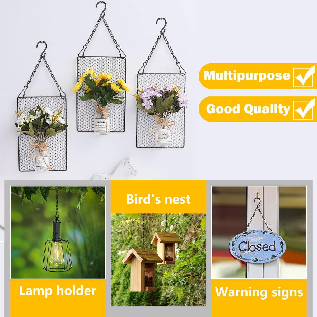 Garini DIY hanging setup shows customizable length and arrangement.