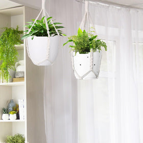 garini hanging plant holder 50 cm long fits various pots.