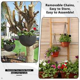 Garini multi-use chain for hanging baskets, bird feeders, and decorative accents.