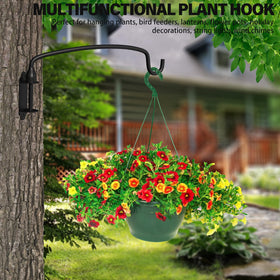 Garkup flower-pot-bracket adds charm to balconies and patios.