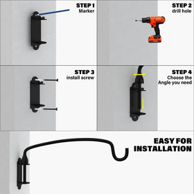 Garkup hanging-bird-feeder-hook enables easy, secure outdoor feeding setups.