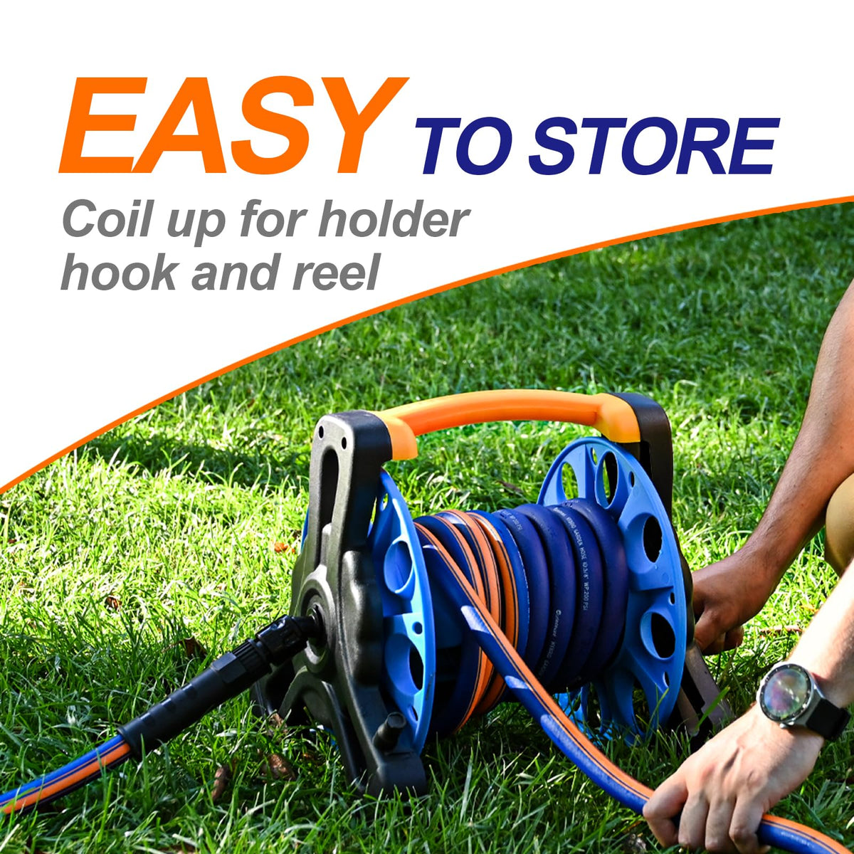 Garlephant garden hose temperature range neg32f-to-122f supports year-round use.