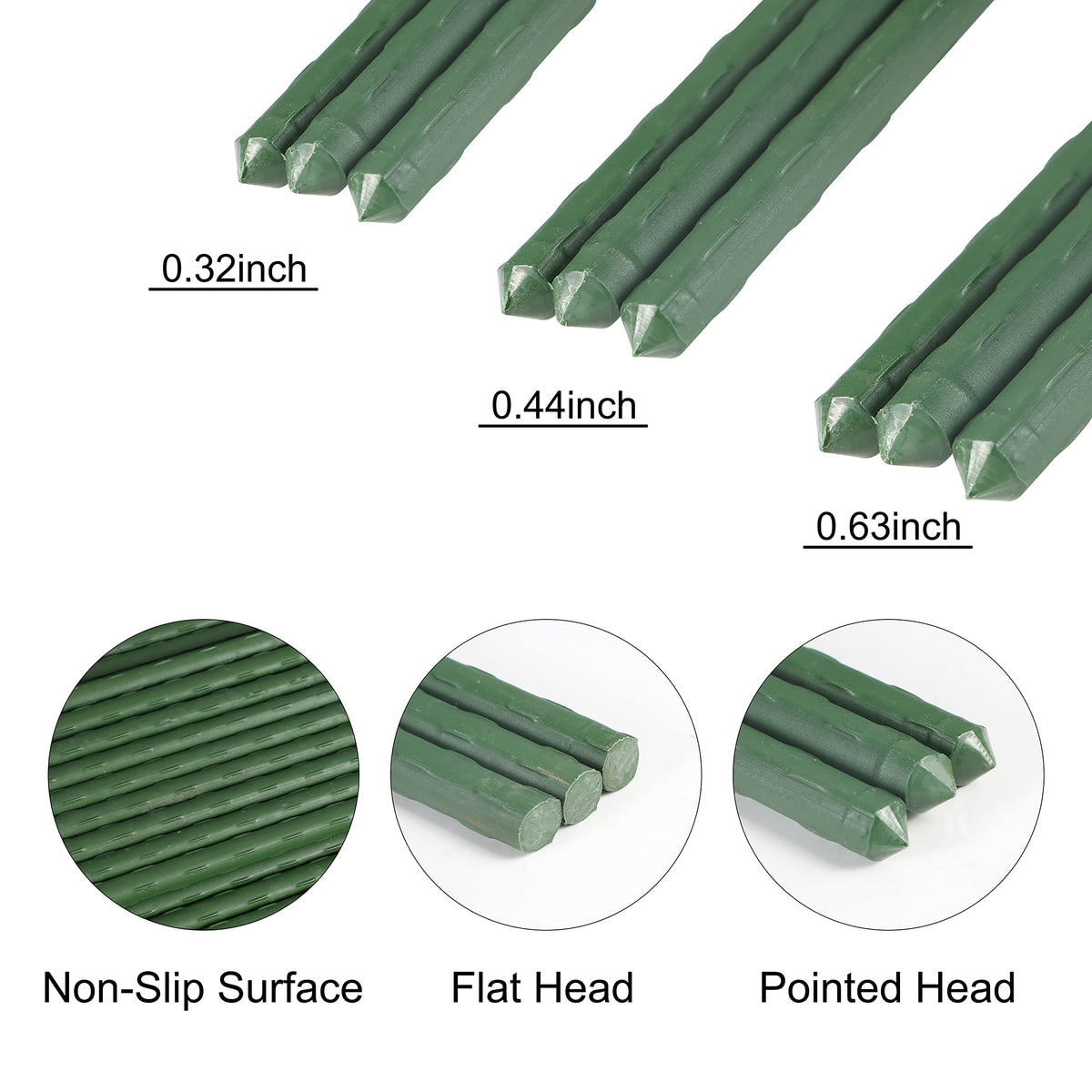 Garmeinea plant support for climbing vines like cucumbers, grapes, and peppers.