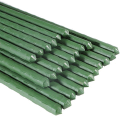 Garmeinea garden stakes 36-inch hollow steel for sturdy plant support.