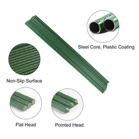 Long 57-inch Garmeinea stake helps train vines and prevent wandering growth.