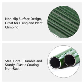 Garmeinea non-slip surface keeps climbing plants in place during windy days.