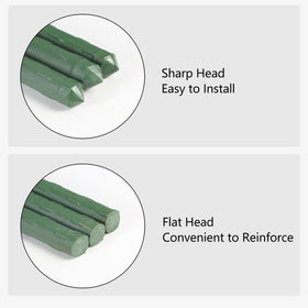 Garmeinea pointed flat-head design enables easy insertion and secure support.