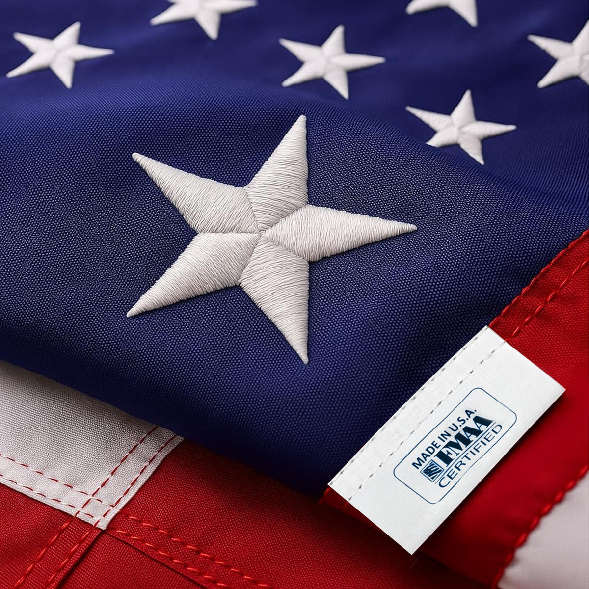 Garnetics American Flag 3x5 outdoor flag ready for durable yard display
