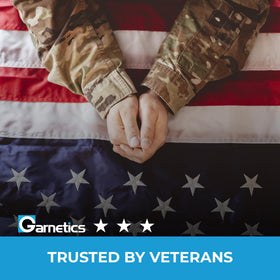 Garnetics patriotic gift flag ideal for veterans and families