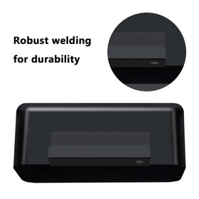 GARNETIN disposable pans inside grease catcher for quick cleanups.
