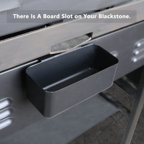 GARNETIN rust-resistant design ensures year-round use on Blackstone griddles.
