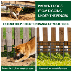 Garovee anti-rust coating on metal fencing for long-lasting use