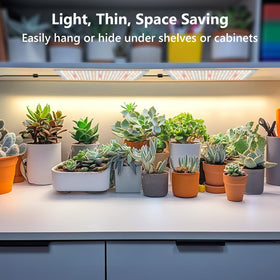 Garpsen Grow Light auto timer keeps consistent cycles for plants.