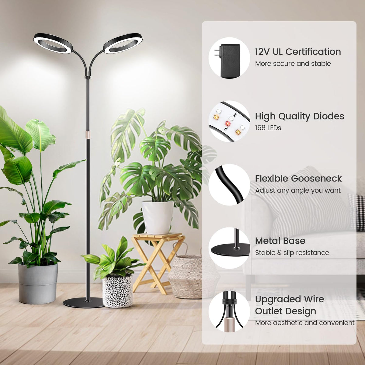 Garpsen Halo timer module offers 6 12 and 16 hour cycles for daily lighting.