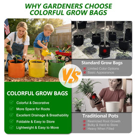 Garrdeen foldable and washable grow bags reusable across seasons
