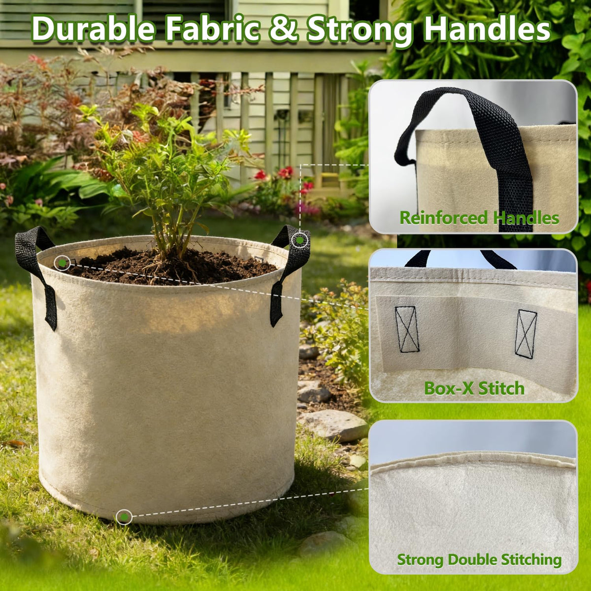 Garrdeen seven-color bags help visually organize varieties