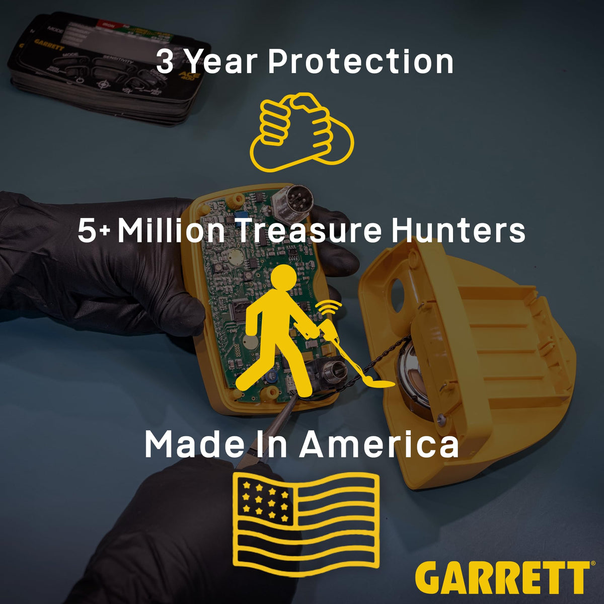 Garrett Pro-Pointer II in use demonstrates seamless pinpointing for fast recoveries.