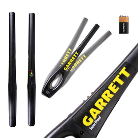 Garrett SuperWand handheld metal detector offering precise metal detection for security checks