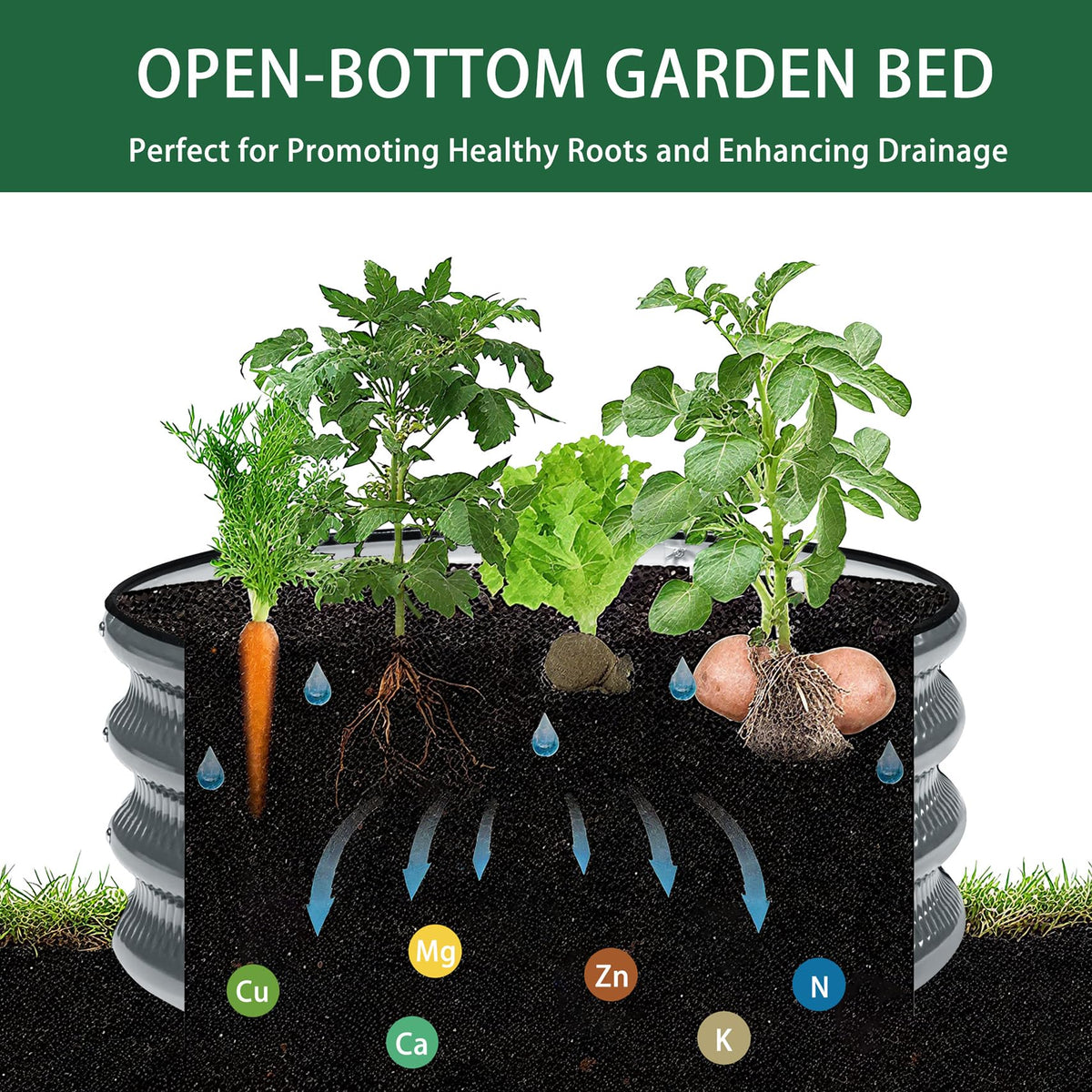 Gartist protective gloves included for safe planting and maintenance.
