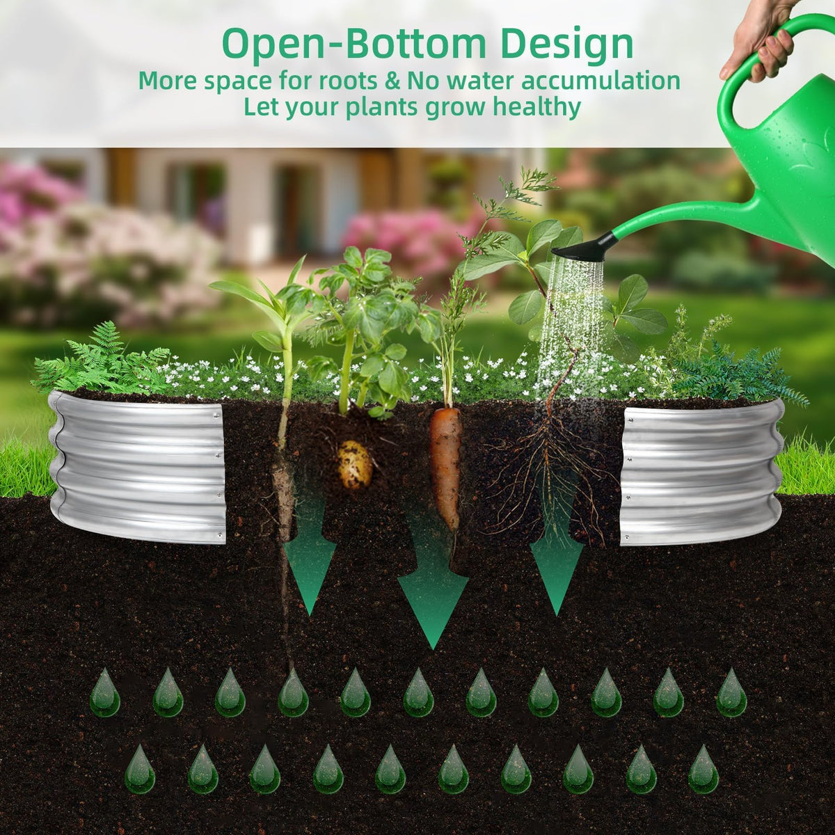 Gartist two-bed layout for flexible garden design