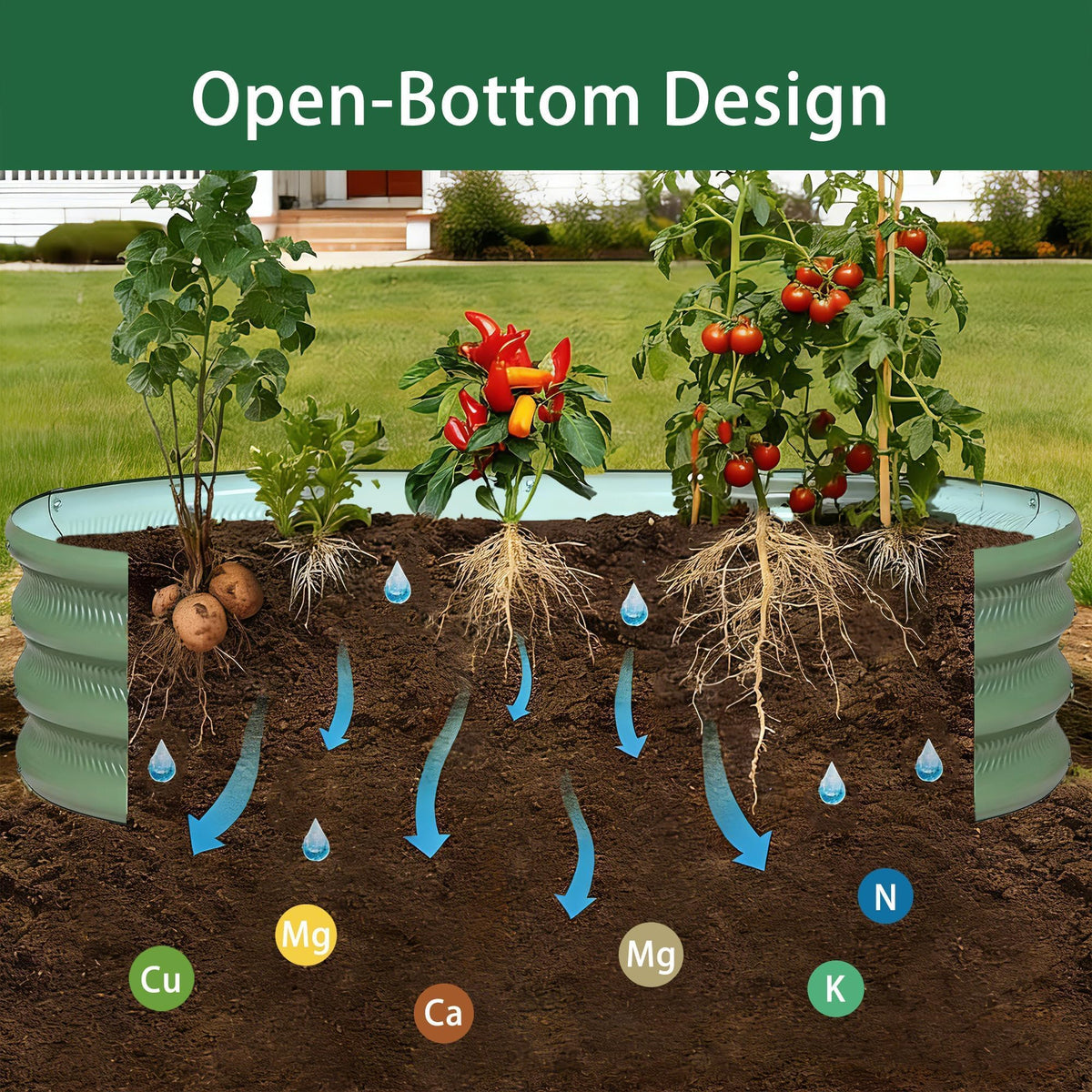 Gartist outdoor beds withstand weather and support healthy plant growth.