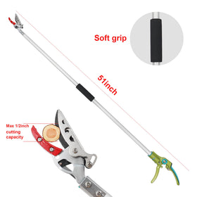 GARTOL 180-degree rotating handle enables versatile cuts from multiple angles.