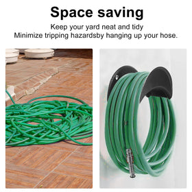 GARTOL easy-mount hose holder with two keyholes for quick setup