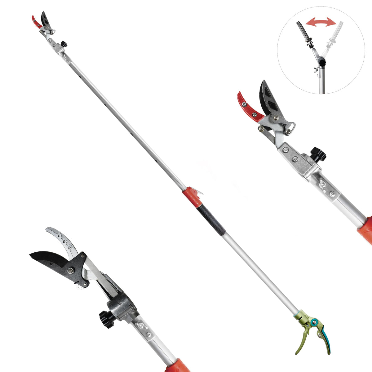 GARTOL pruning cuts branches up to 1 inch for clean results.