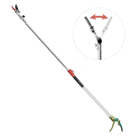 GARTOL pruner with extendable pole reaching high branches with ease.