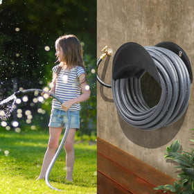 GARTOL space-saving wall mount design keeps hoses off the floor