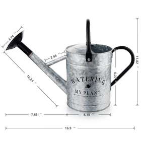 Large 1-gallon capacity reduces refills during plant care.