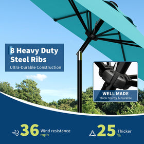Garvee water-resistant fabric stays dry after rain and cleans easily.