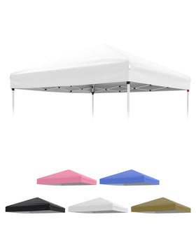 Garvee replacement canopy top close-up showing silver coating for UV protection.