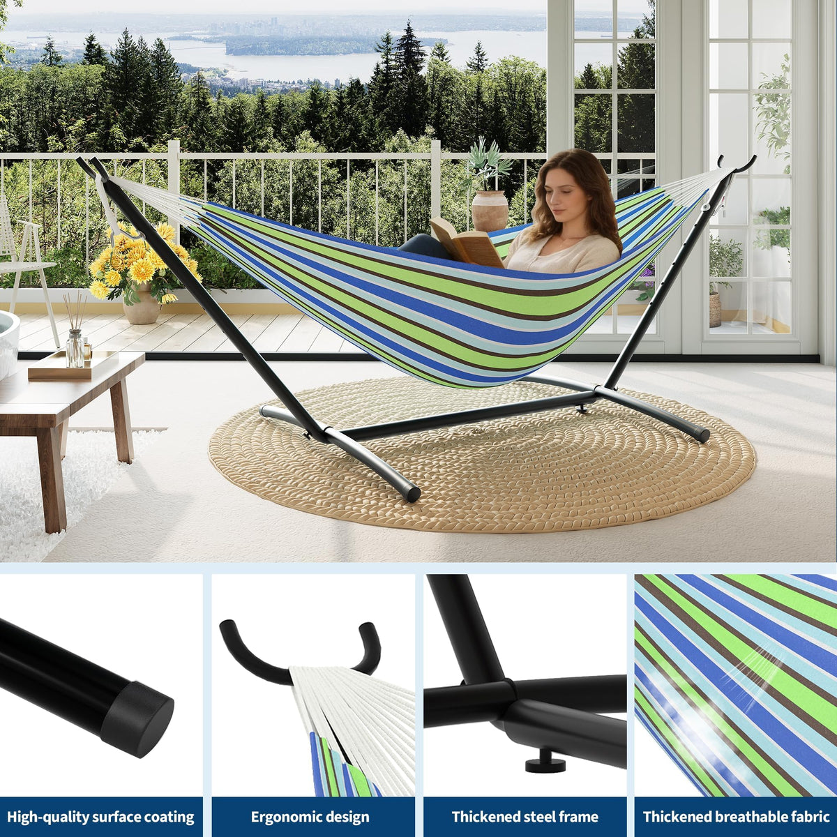 Garvee carrying bag portable hammock system for on-the-go outdoor lounging