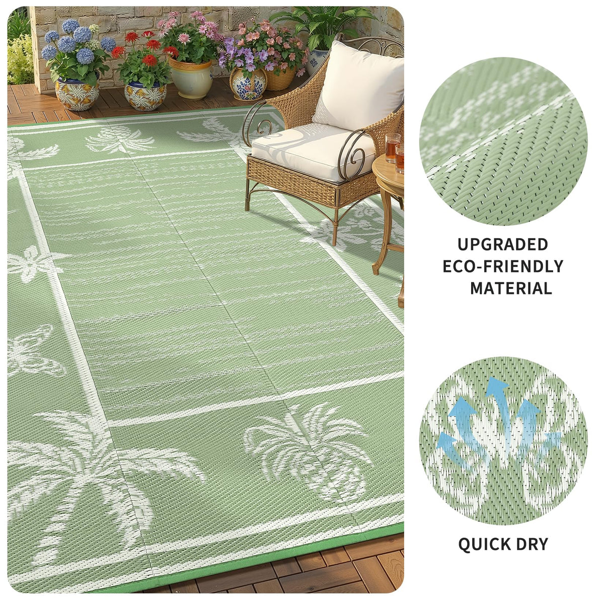 Garvee plastic straw material showcases recyclable construction for eco-conscious spaces.