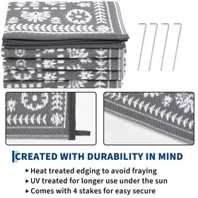 Garvee reversible rug side two provides a second look with same quality.