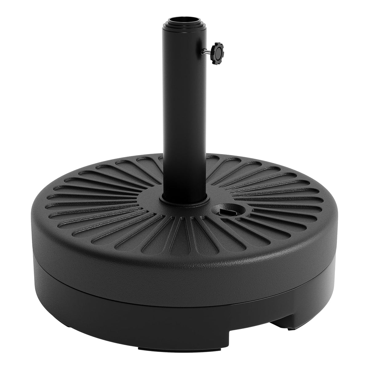 Garvee round umbrella base fillable weight stand for stable outdoor shading on patios