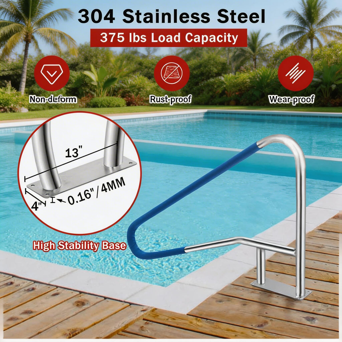 Garvee stainless steel rail for durable corrosion resistance