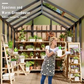 Adjustable roof vent enables customizable airflow and climate control in the greenhouse