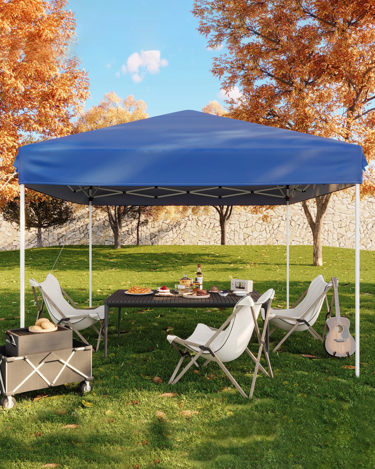 GarveeLife 10x10 canopy setup in minutes for quick outdoor shade.