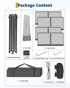 GarveeLife packaging includes everything needed for quick setup