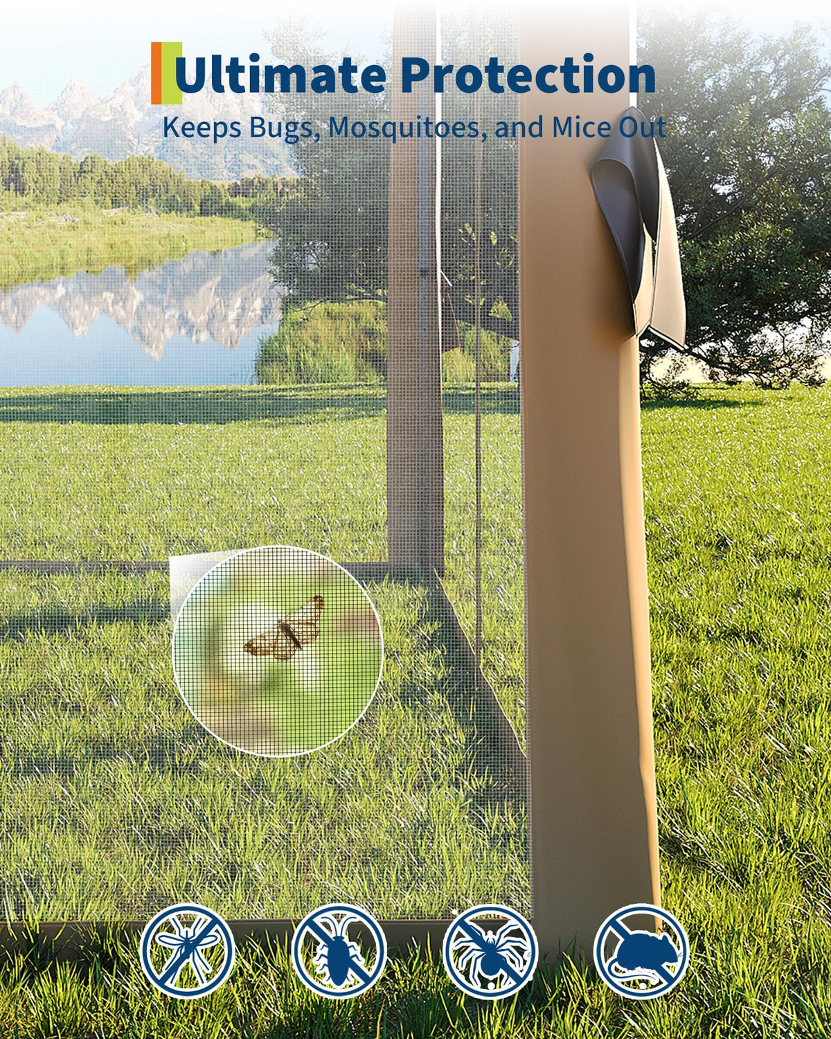 GarveeLife sturdy frame supports wind resistance and long-term use